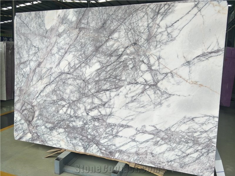 Polished Milas Lilac Marble Slab Floor Walling, Flooring