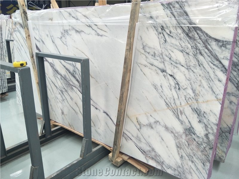 Polished Milas Lilac Marble Slab Floor Walling, Flooring