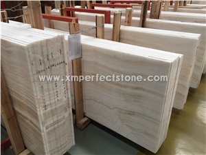 White Onyx with Straight Veins Slab Tiles