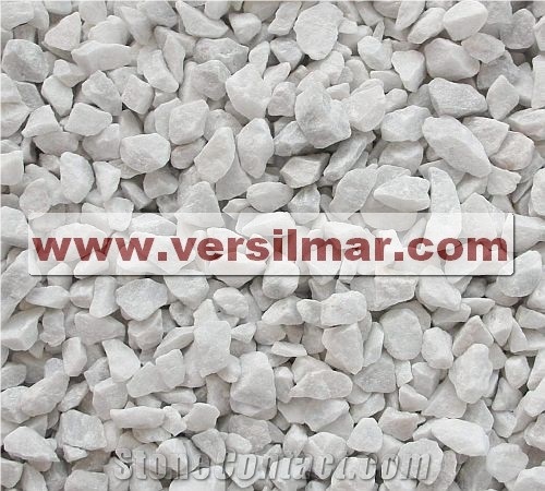 Bianco Carrara Chips Mm. 9/12