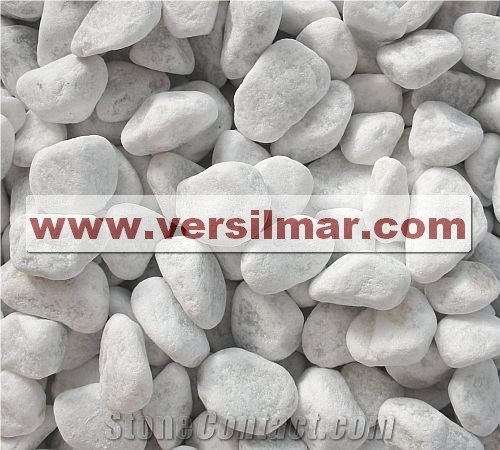 Bianco Carrara Pebbles Mm. 15/25.