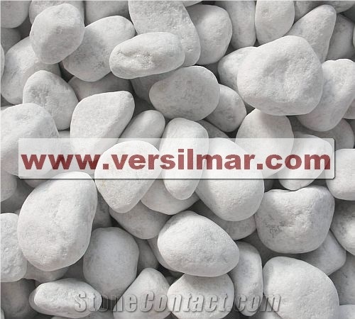 Bianco Carrara Pebbles Mm. 25/40