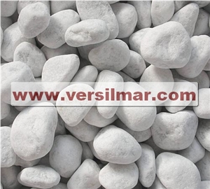 Bianco Carrara Pebbles Mm. 25/40