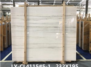 China White Onyx Slabs Athens White Onice