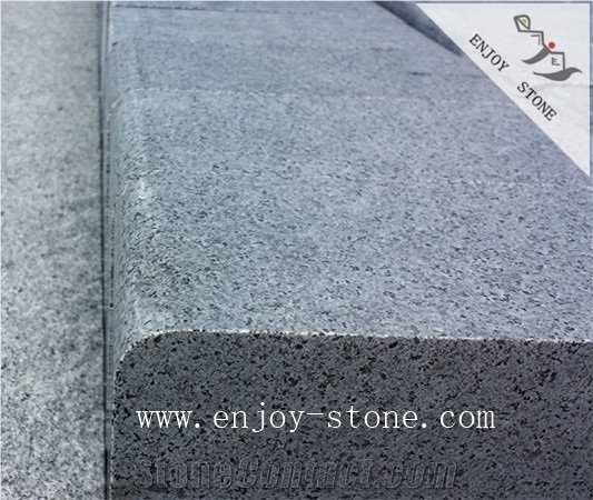 G654 Granite,Sesame Grey,Flamed,Road Paver