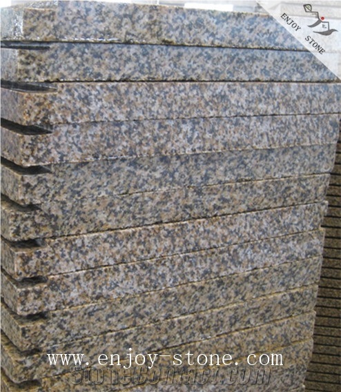 G682 Granite,Honed Tile,Golden Rust Stone