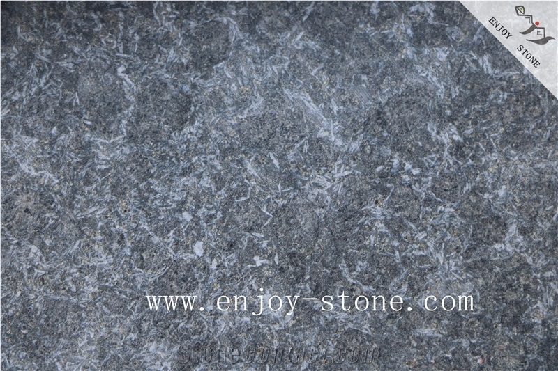Mongolia Black Granite Tile&Slab,Flamed Stone,