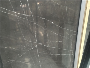 Pietra Dark Gray Marble with White Veins Stone