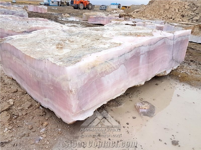 Persian Pink Onyx - Light Pink Onyx Block