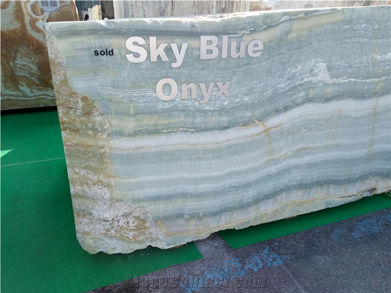 Sky Blue Onyx Blocks
