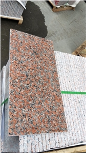 Best Price Polished Maple Red Granite Floor Tiles