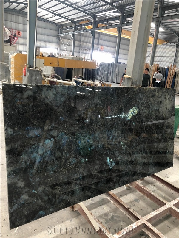 Lemurian Blue Granite Slabs for Countertops