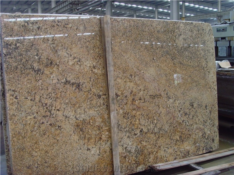 Golden Persa Granite Slabs,Brazil Yellow Granite
