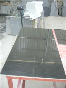 Shanxi Black Granite, China Black Granite Slabs