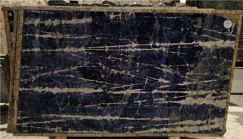 Sodalite Blue Granite, Dark Blue Granite Slabs