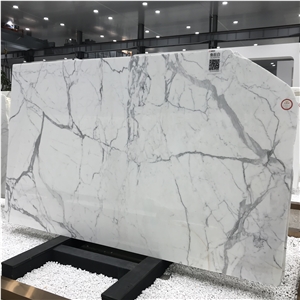 Italy Calacatta White Marble Slab and Wal