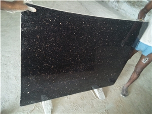 Black Galaxy Granite Under Size Slab