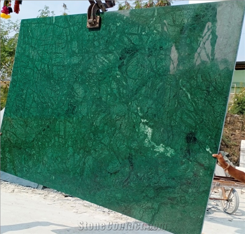 Forest Green Marble Polish Slabs