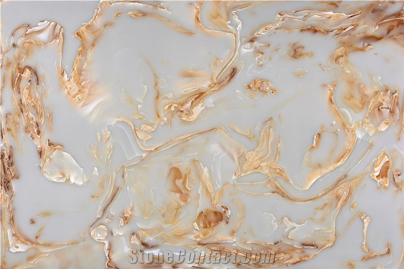 Artificial Stone Onyx with Polished Surfaced