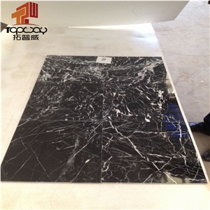 Black Marquina Marble, Volos Black Marble Tiles