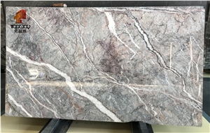 Charles Pascal Grey Imported Big Marble Slab