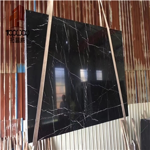 China Cheap Black and White Vein Marble Tile &Slab