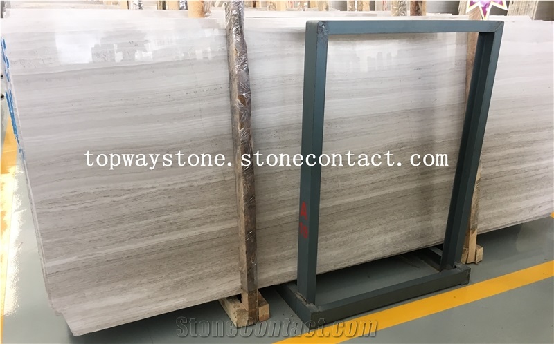 China Serpeggiante Marble, White Wooden Marble