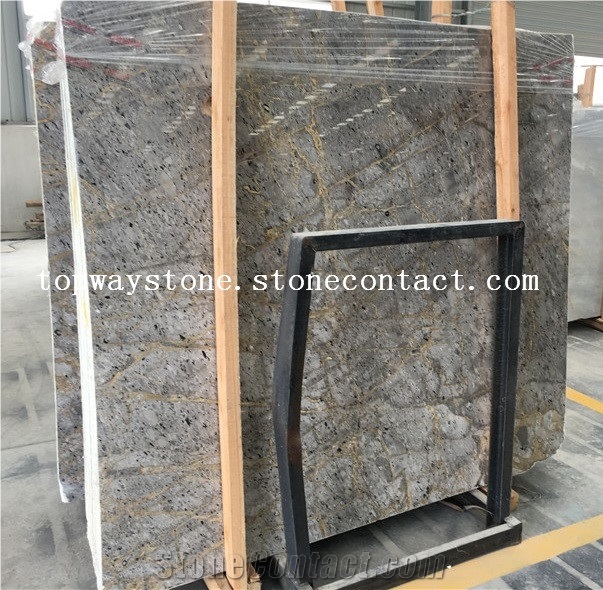 Golden Tundra Spider Marble,Cloud Dora Gold Marble