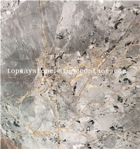 Golden Tundra Spider Marble,Cloud Dora Gold Marble