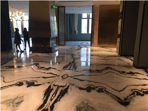 Interior Design China Panda White Marble for Hotel