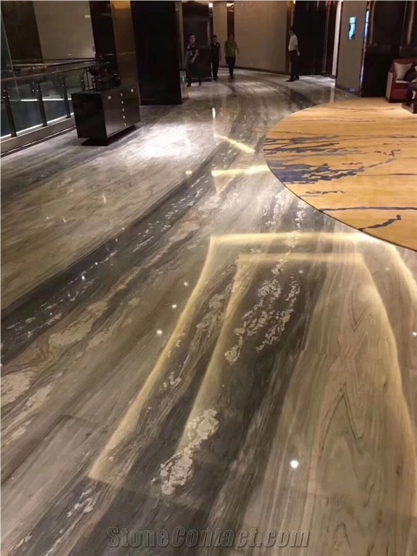 Italy Palissandro Blue Marble for Hotel Decoration