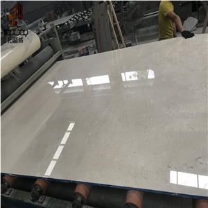 Light Grey Marble Slabs for Flooring Installation