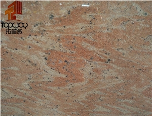 Seta Yellow Gold Granite Natural Red Stone Slab