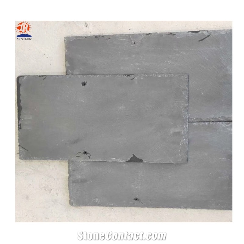 Cheap Natural Stone Black Slate Thick Roof Tiles