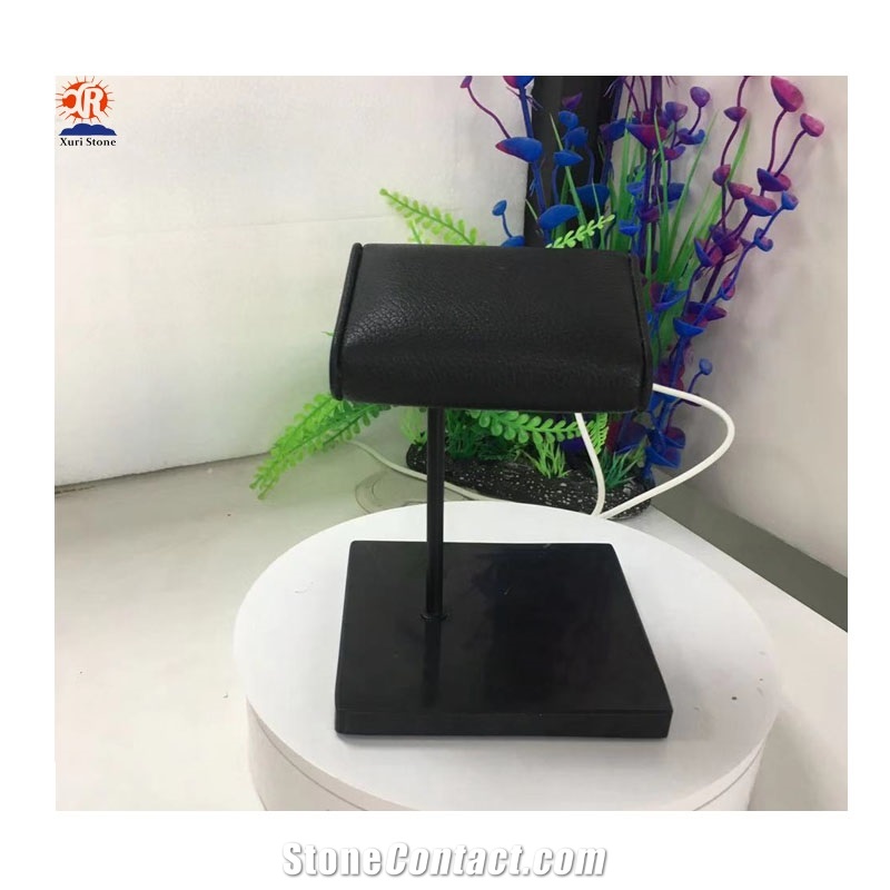 Display Marble Base Leather Marble Watch Stand