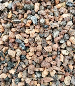 Volcanic Gravel Brown Red Stone