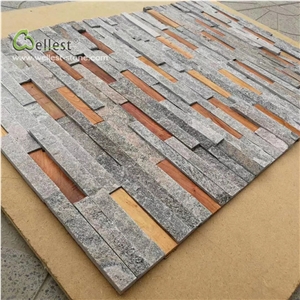 Grey Wood Vein Feature Wall Tile Ledgestone