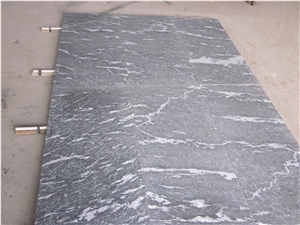 Snow Grey Jet Mist Black Granite Floor Slab Tiles