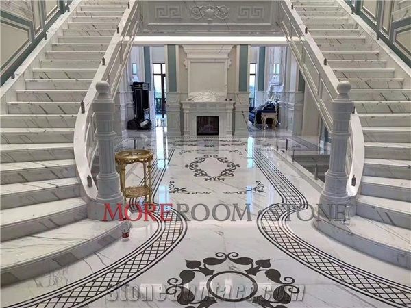 High End Hotel Project Marble Flooring Medallions From China