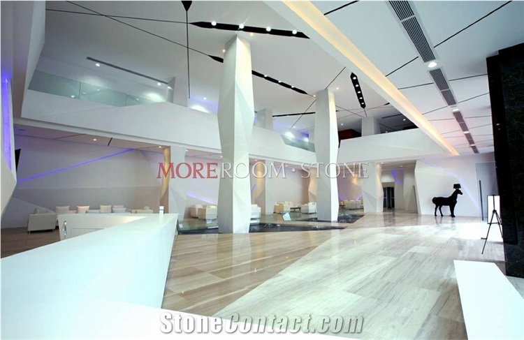 Shopping Mall Project Artificial Stone Corian Wall