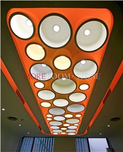 Acrylic Solid Surface Restaurant Counter Ceiling
