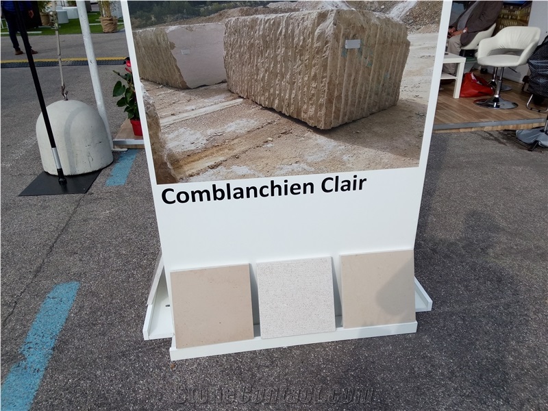 Comblanchien Clair Limestone Slabs, Tiles