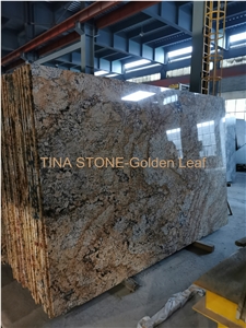 Golden Leaf Granite Tiles Slabs Building Covering