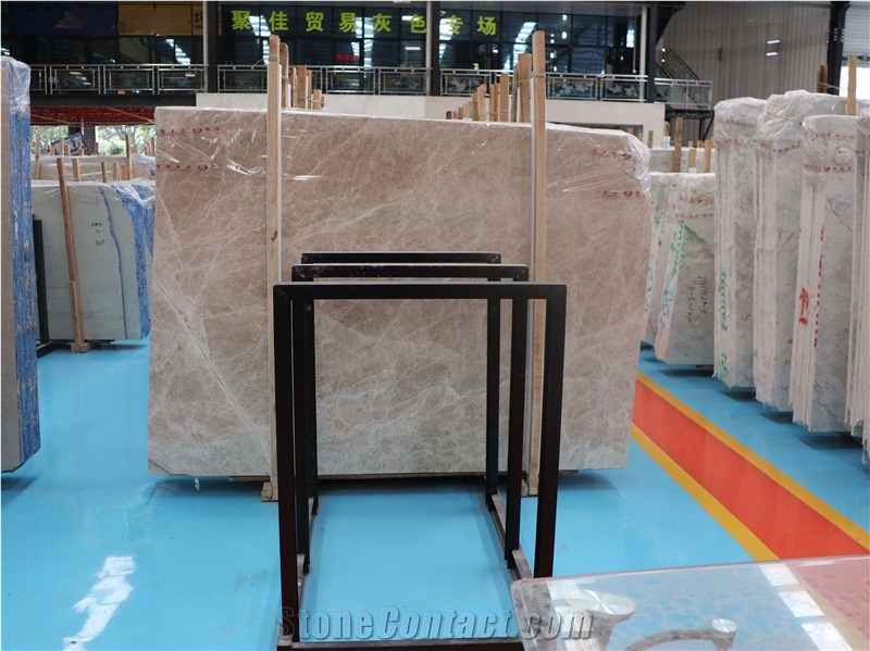 China Light Emperador Marble Slabs Floor Tiles