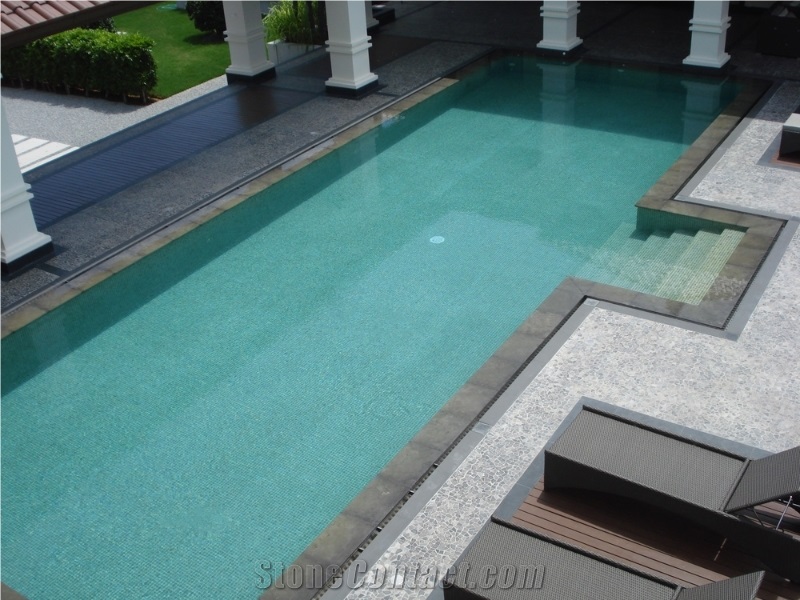 Green Sukabumi Mosaic for Swimming Pool Mosaic