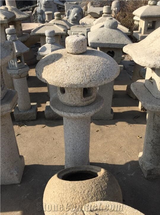 Japanese Stone Garden Lanterns
