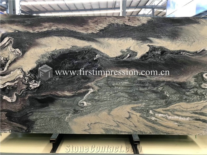 China Landscape Purple Marble for Wall Tile