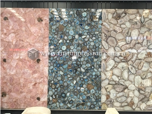 Gemstone Agate Semiprecious Stone Slabs,Tiles