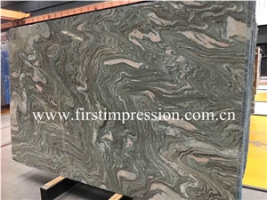 Green Marble Sand Wave Cloud Grey Marble