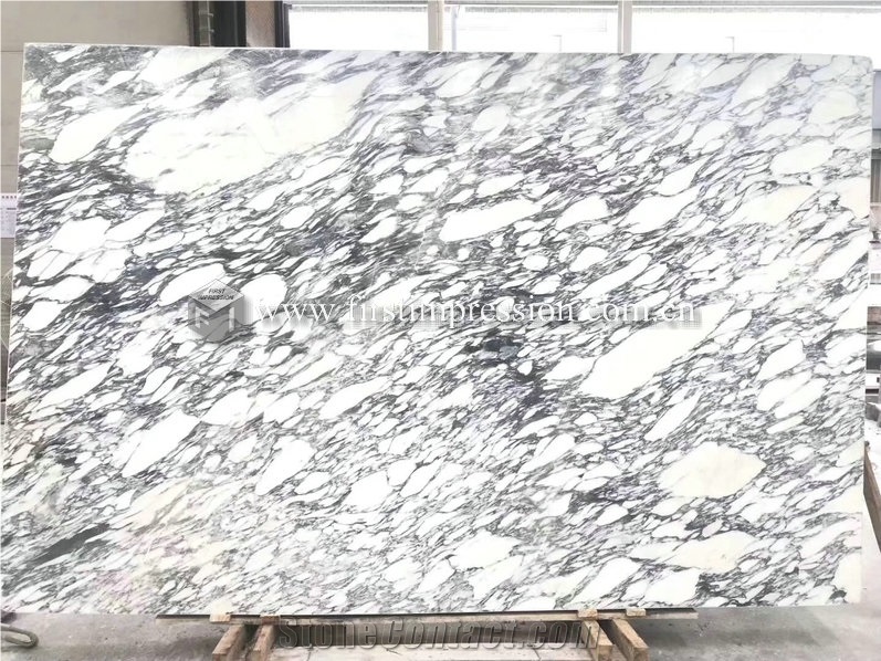 Hot Sale Arabescato White Marble Stair
